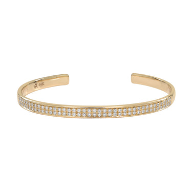 Diamond Contemporary Cuff Bracelet