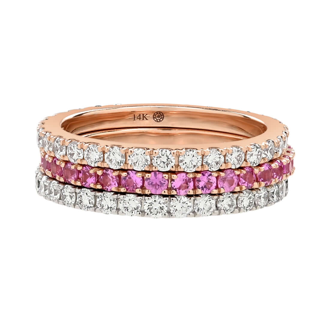 Mehdi Rind Eternal Romance: Pink Eternity Ring for Everlasting Love – Azra Mehdi ...